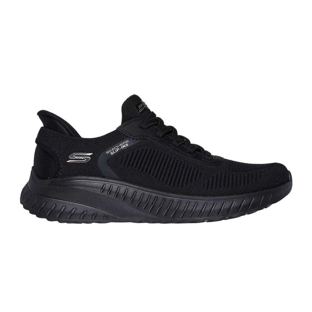 Skechers Womens/Ladies BOBS Sport Squad Chaos Flat Sneakers / Triple Black